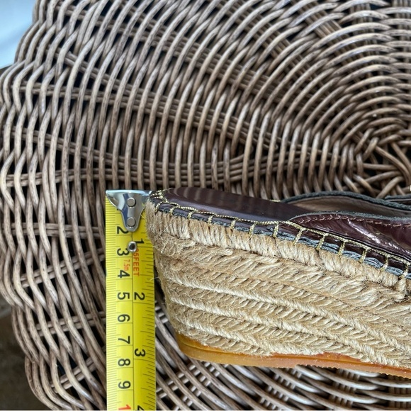 Andre Assous crossed straps Espadrilles wedges sandals size eu 38 usa 7.5 - Picture 13 of 15